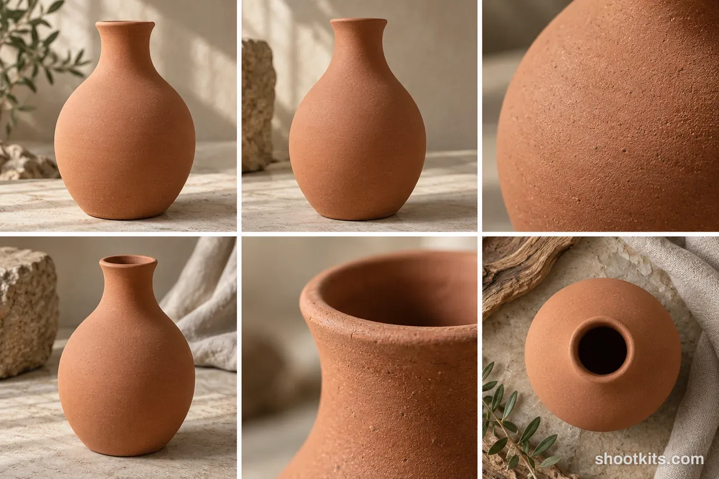 Organic / tactile product photography example