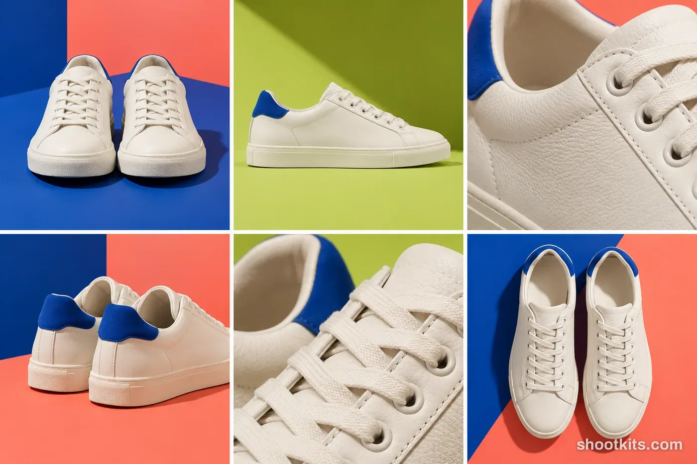 Color blocking product photography example