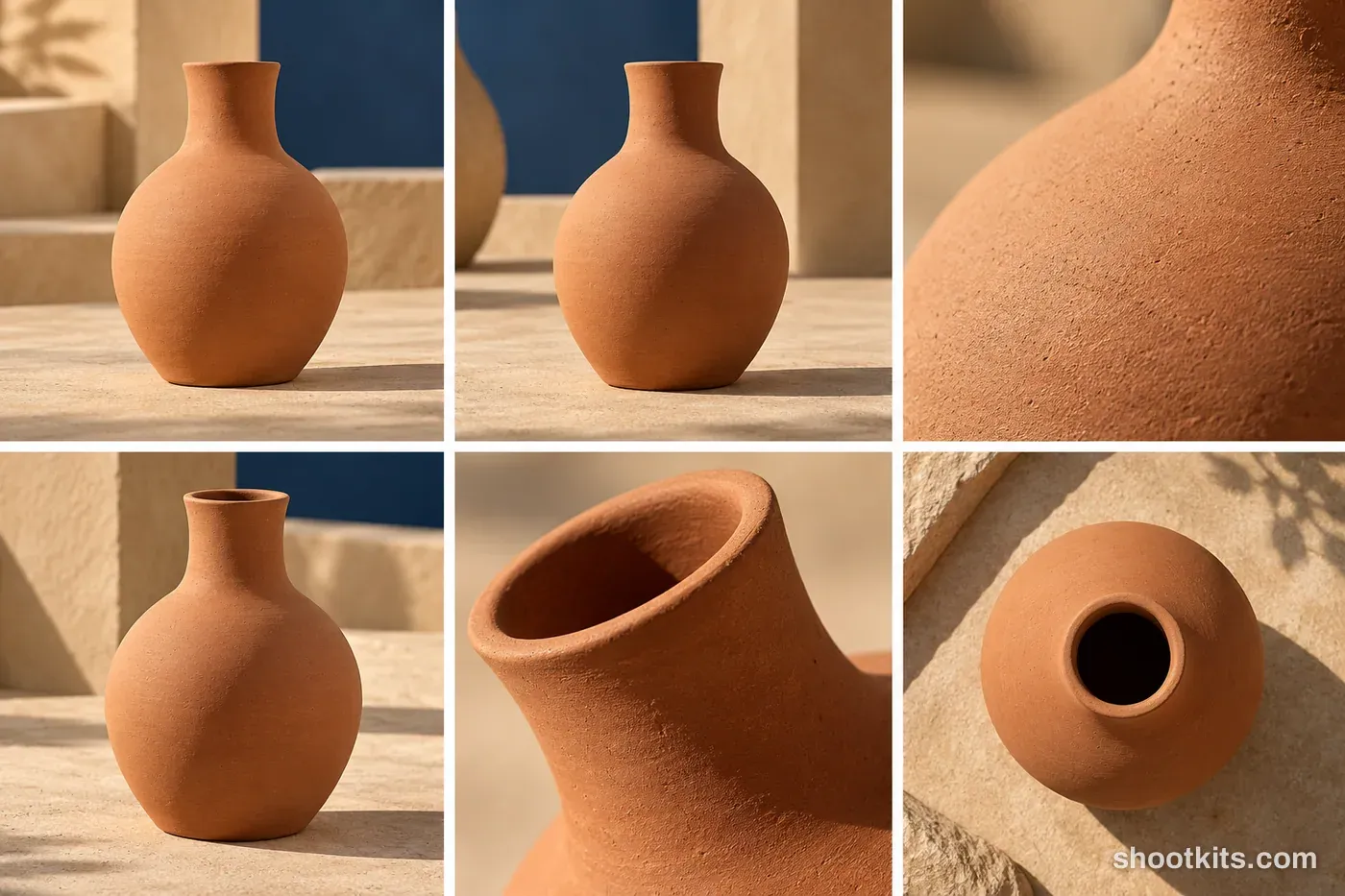 Desert modernism product photography example