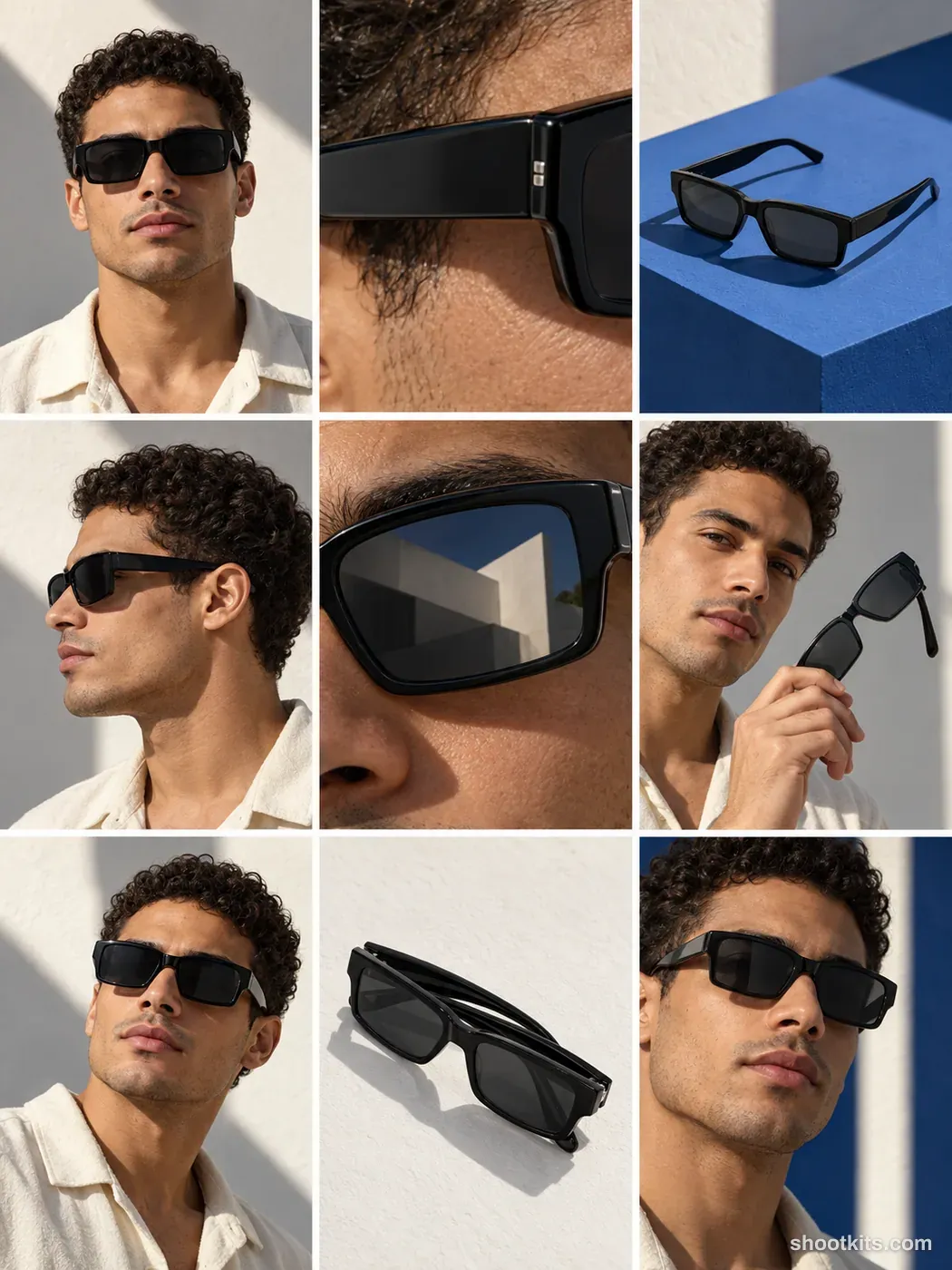 Sunglasses campaign example