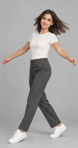 Fashion pose: Full spin