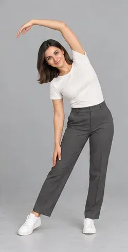 Fashion pose: Torso side bend