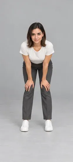 Fashion pose: Forward hinge