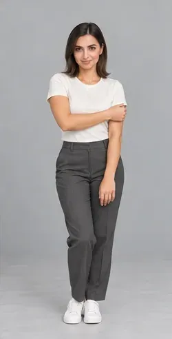 Fashion pose: Sleeve adjustment