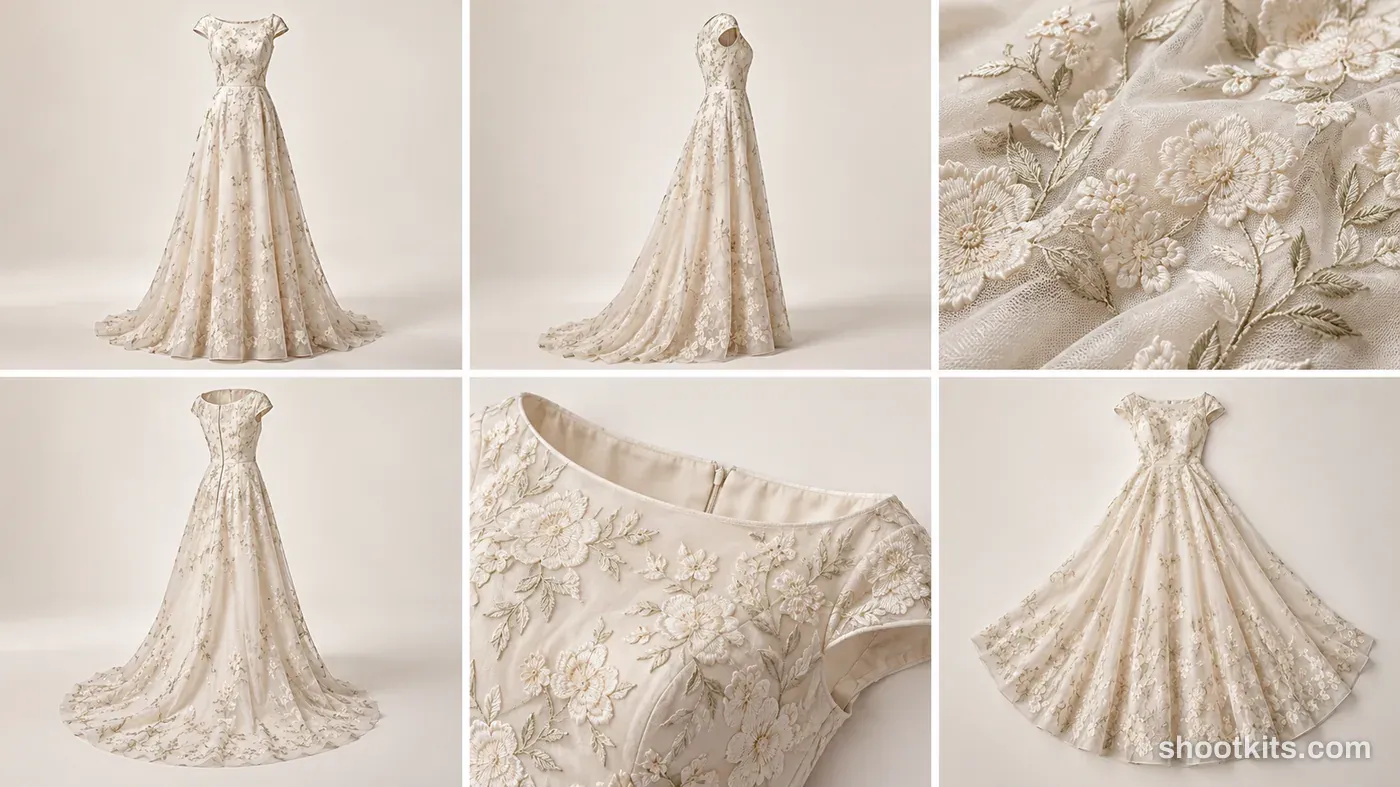 Bridal and occasionwear campaign example