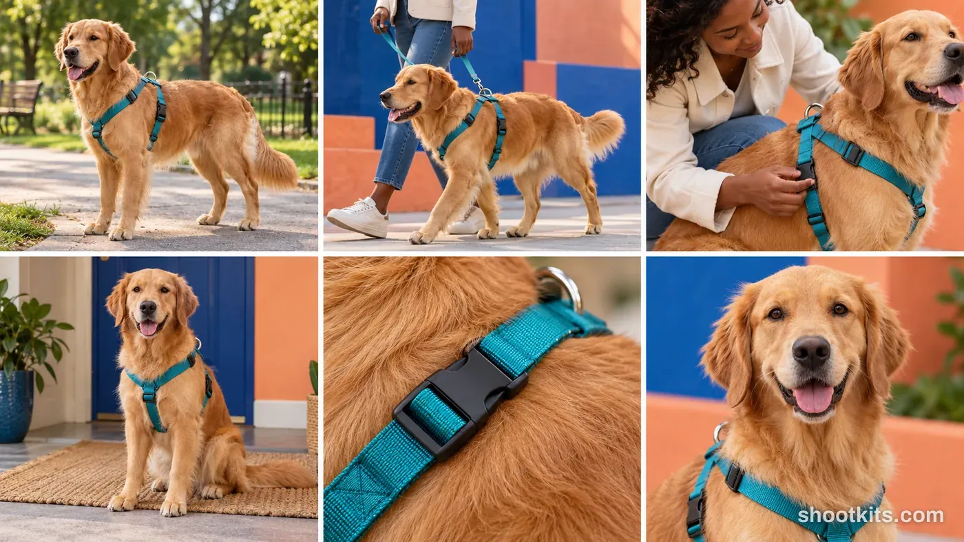 6-panel pet product bold creative campaign made with ChatGPT
